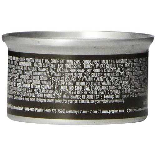 Turkey & Rice Entree Canned Cat Food O618