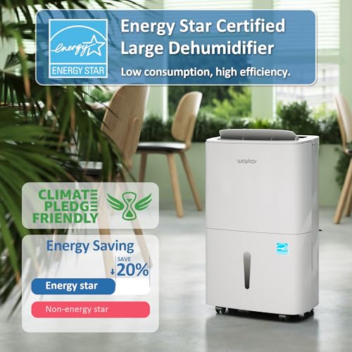 120 Pints Energy Star Home Dehumidifier with Drain Hose V9267