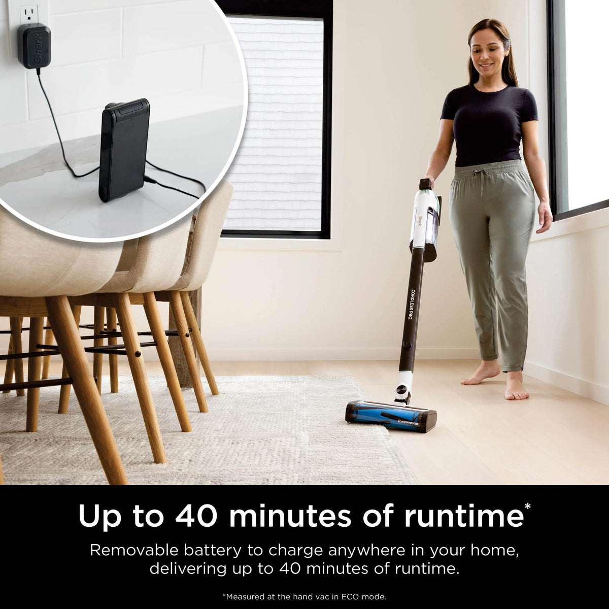 Cordless Stick Vacuum with HEPA Filtration Q54981