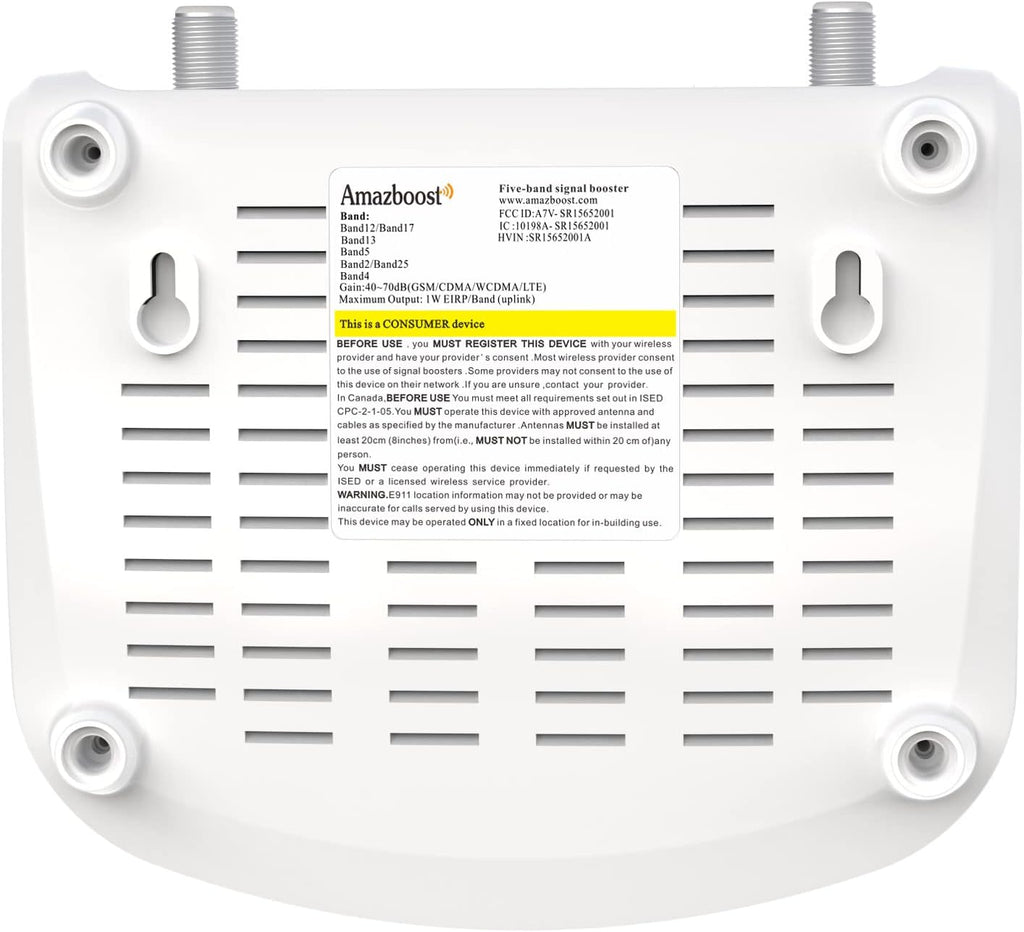Cell Phone Signal Booster, 5 Band, 3G 4G LTE A637758