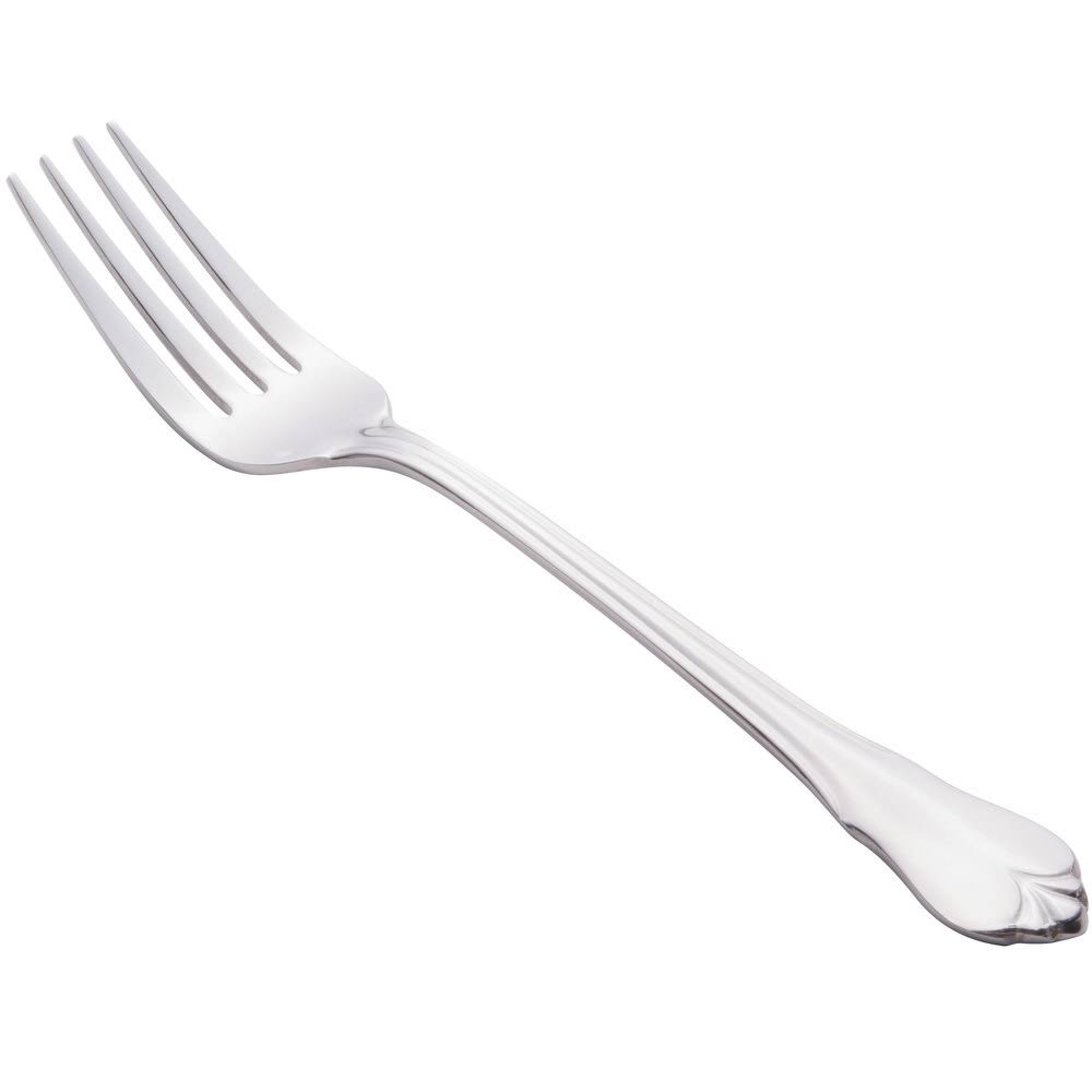 18/0 Stainless Steel Dessert Fork - 36/Case Q57735