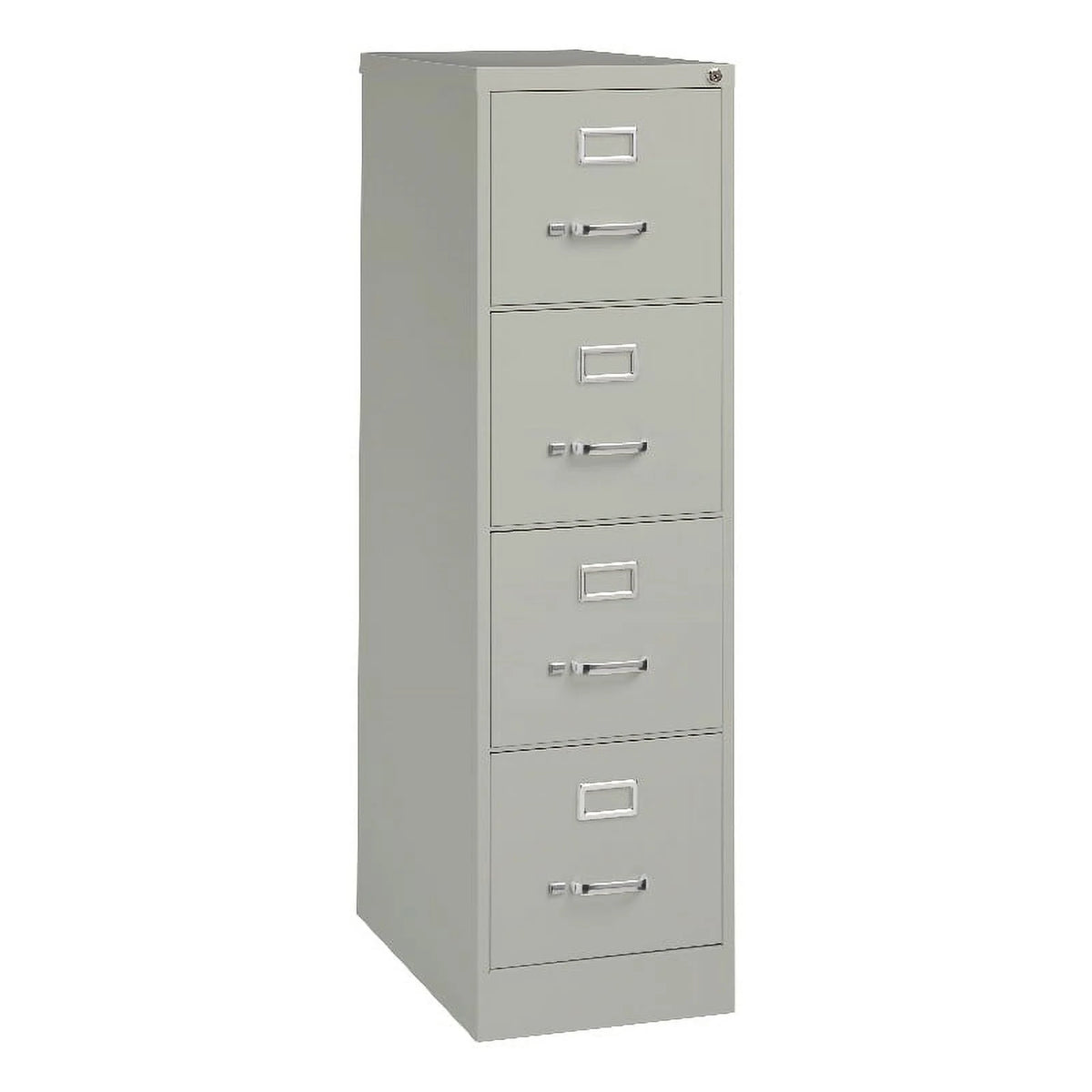 25" 4-Drawer Metal Vertical File Cabinet in Gray H409