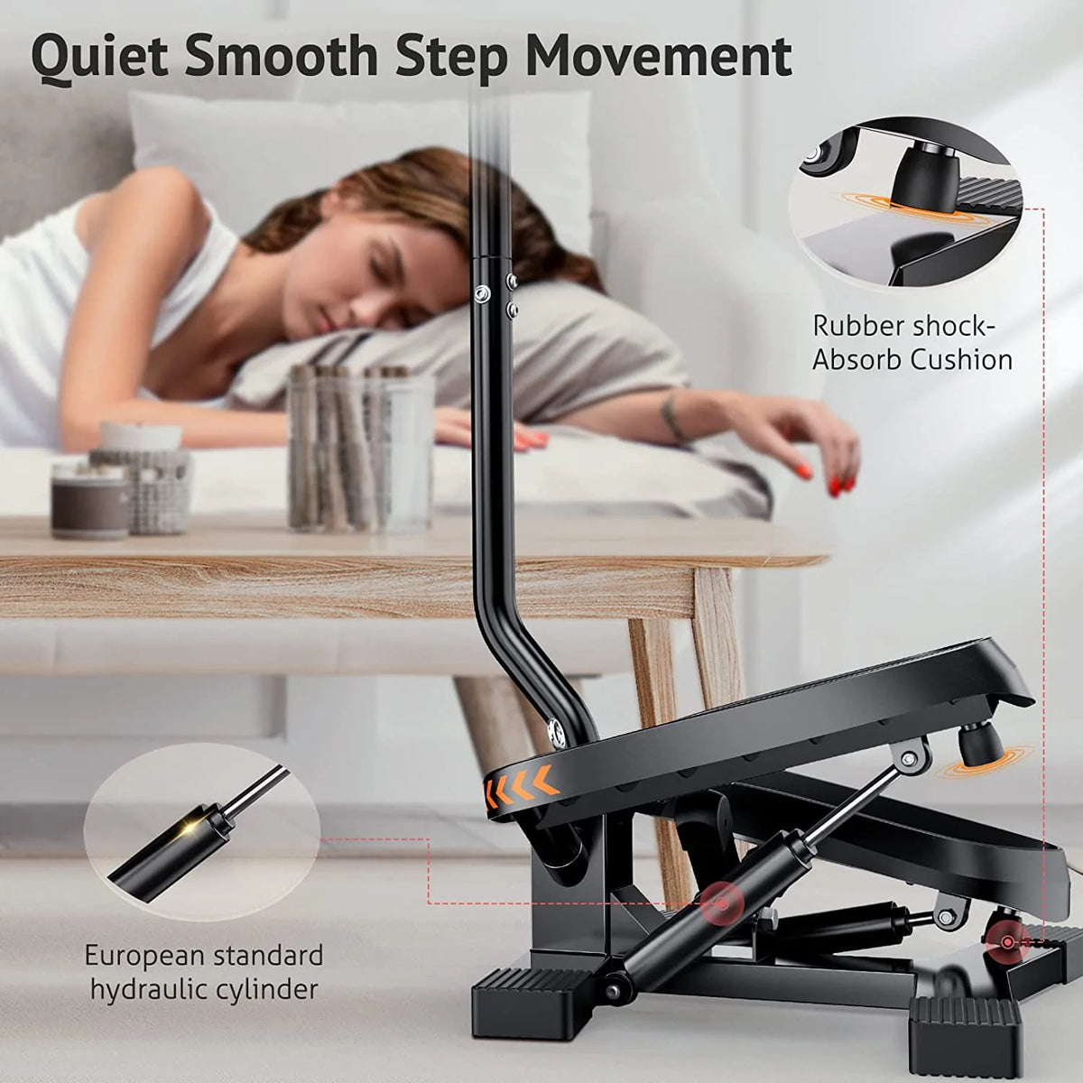Portable Stair Stepper with Resistance Band D353290