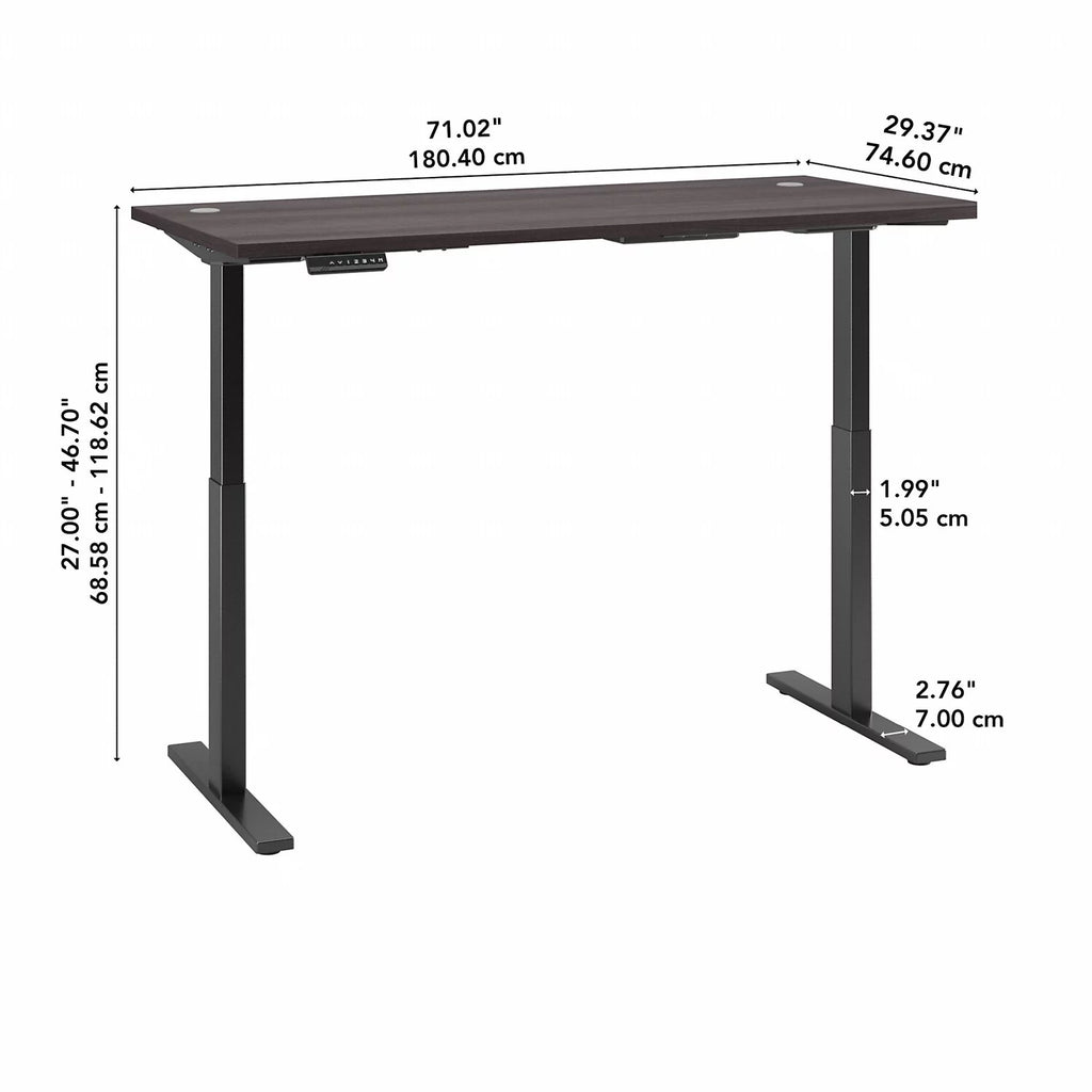 72 x 30 in. Height Adjustable Standing Desk X5189