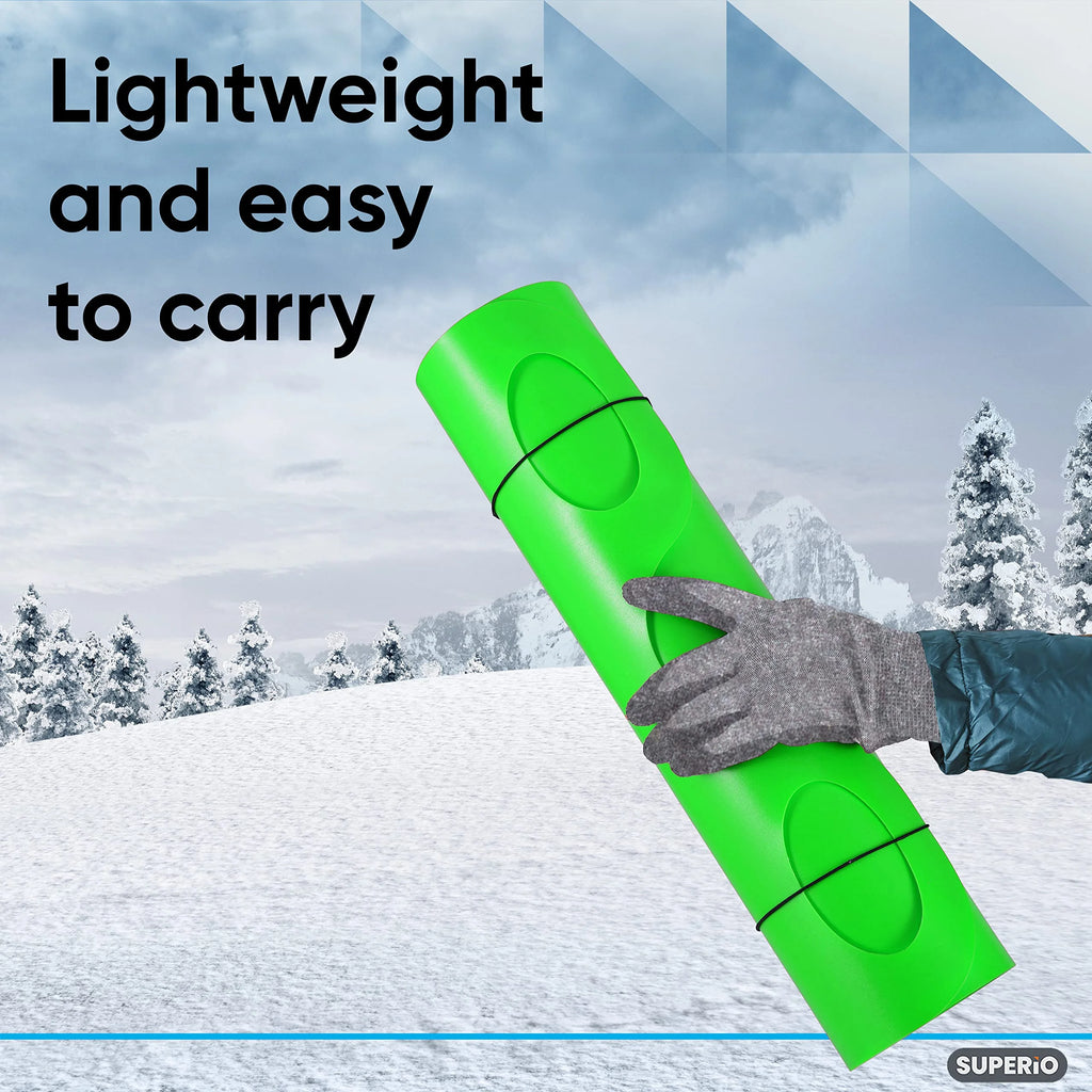 3 Pack Green Kids Snow Sled D4528