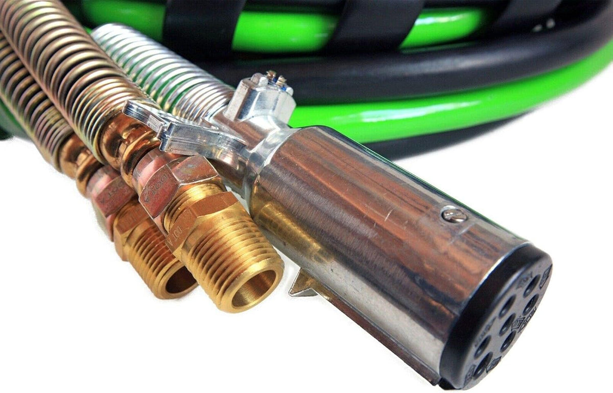 12 Ft 3-in-1 ABS Electrical and Rubber Air Line Hose Assemblies D689