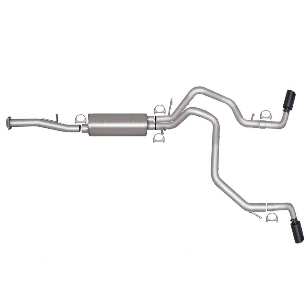 Stainless Cat-Back Dual Split Exhaust System H2418