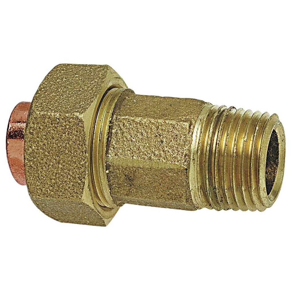 1x22 C x MNPT Lead Free Cast DZR Brass Union T140