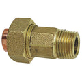 1x22 C x MNPT Lead Free Cast DZR Brass Union T140