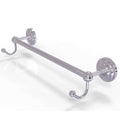 Polished Chrome 36 inch Towel Bar with Integrated Hooks T67992