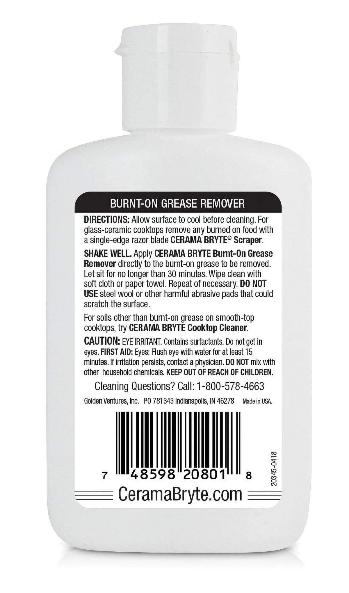 Ceramic Cooktop Cleaner, 28 Ounce, Scraper, 10 Pads R1252