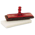 Orange Threaded Pad Holder Kit for 4 5/8 x 10 Pads, 4/Carton F782