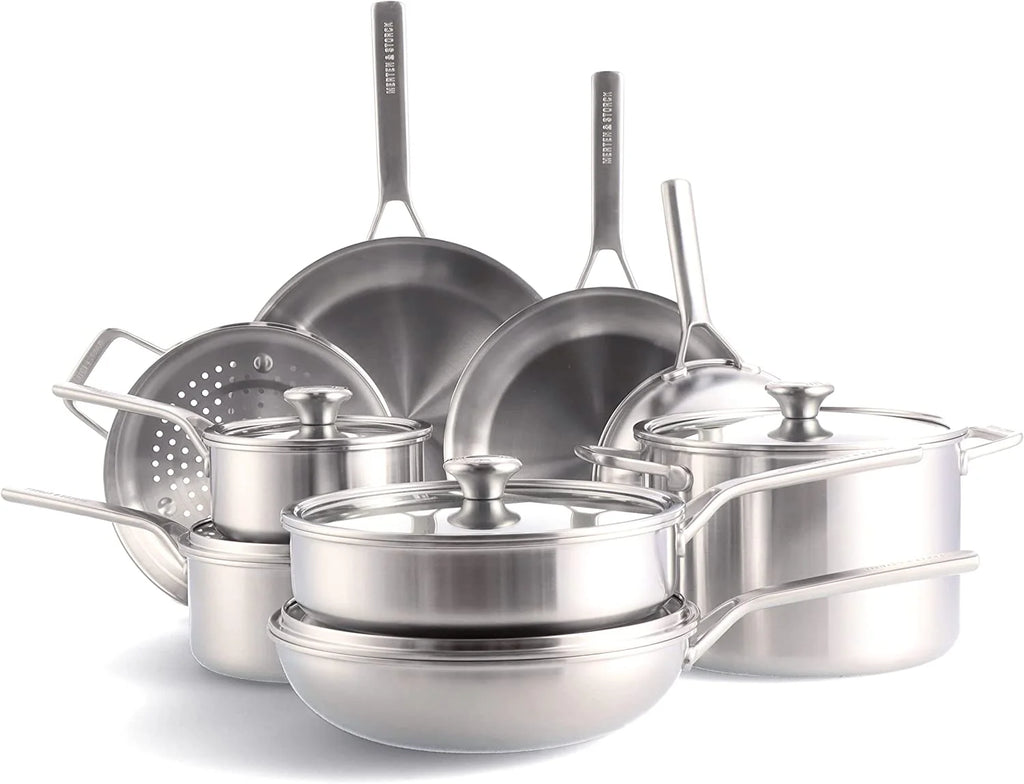 14 Piece Stainless Steel Cookware Set E905215