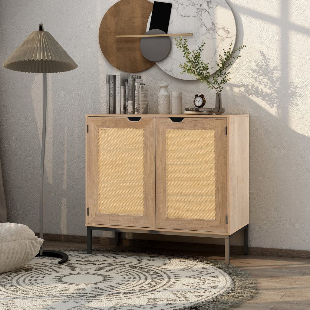 Rustic Rattan Sideboard H87176