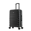 24" Hardside Lightweight Luggage with Spinner Wheels, Black M356258