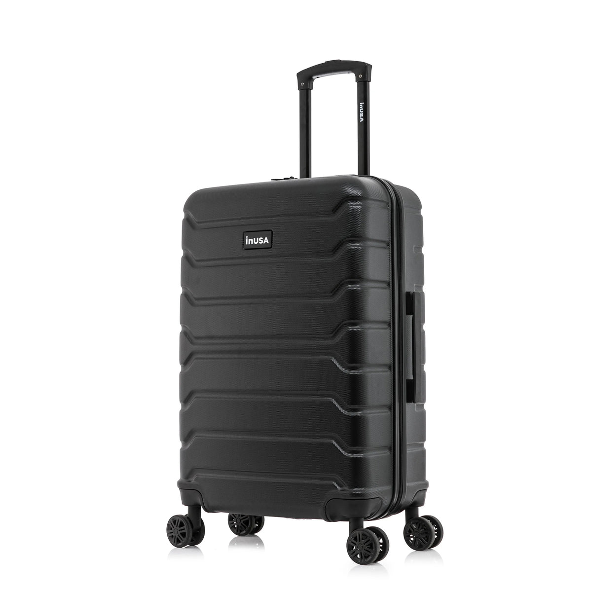 24" Hardside Lightweight Luggage with Spinner Wheels, Black M356258