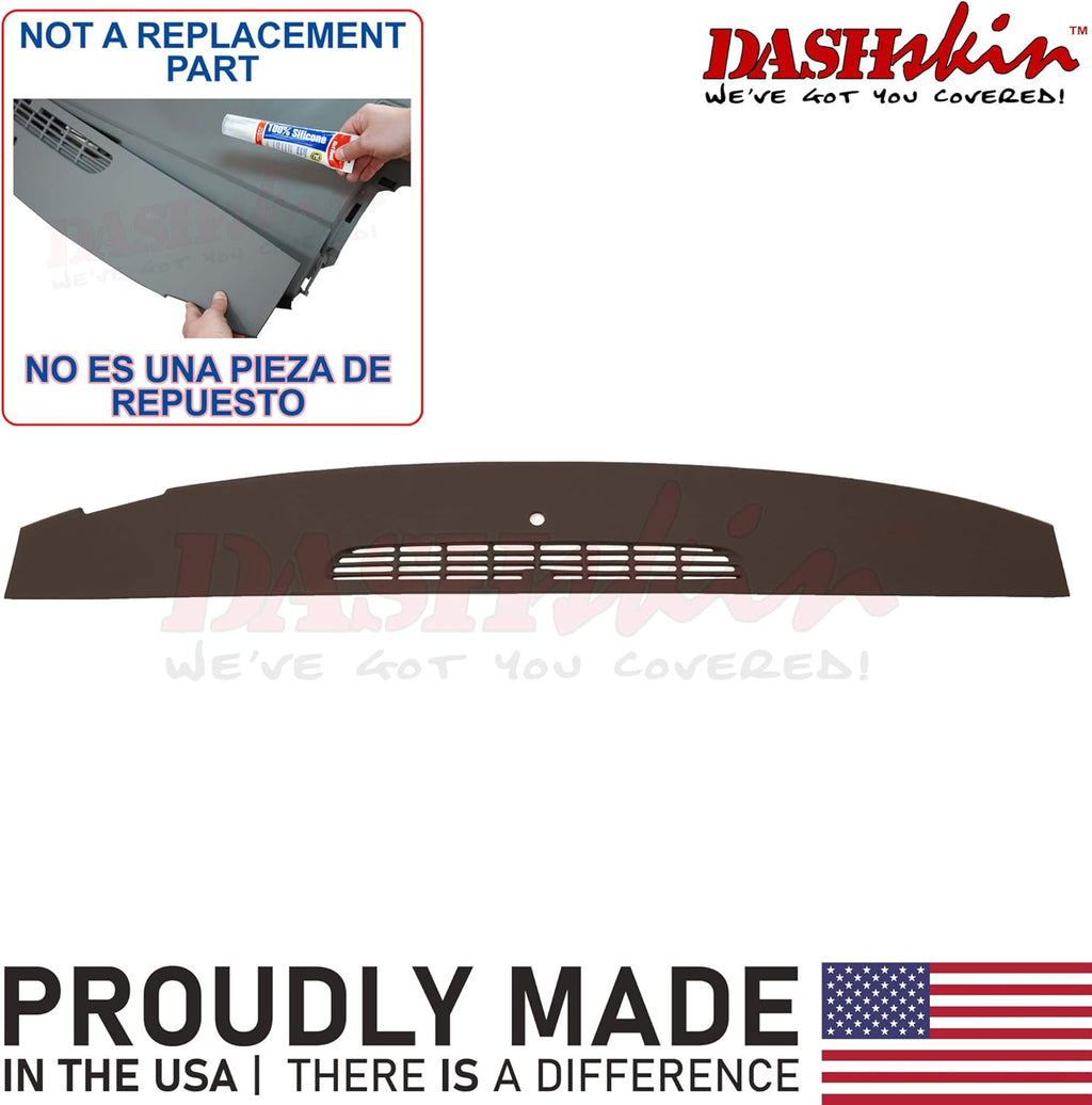 Molded Defrost Dash Cover for GM SUVs & Pickups in Cocoa E177