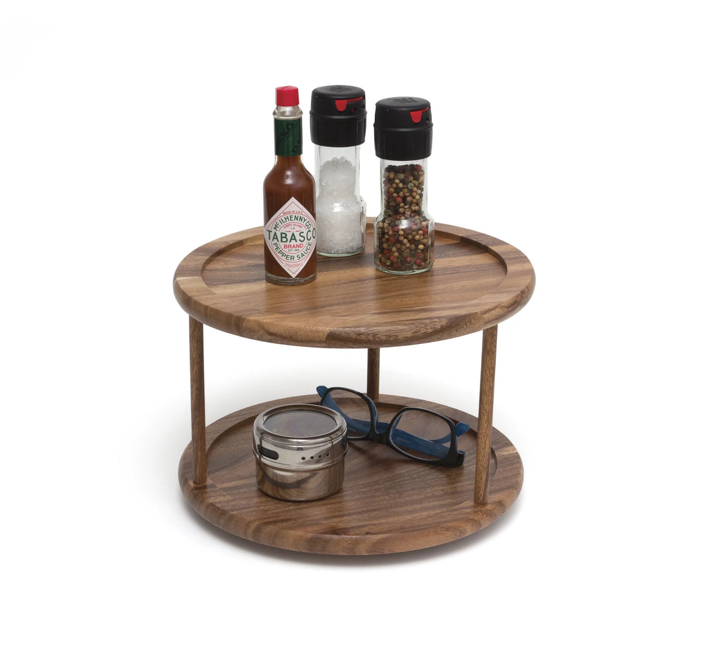 Acacia 2-Tier Turn Table P450