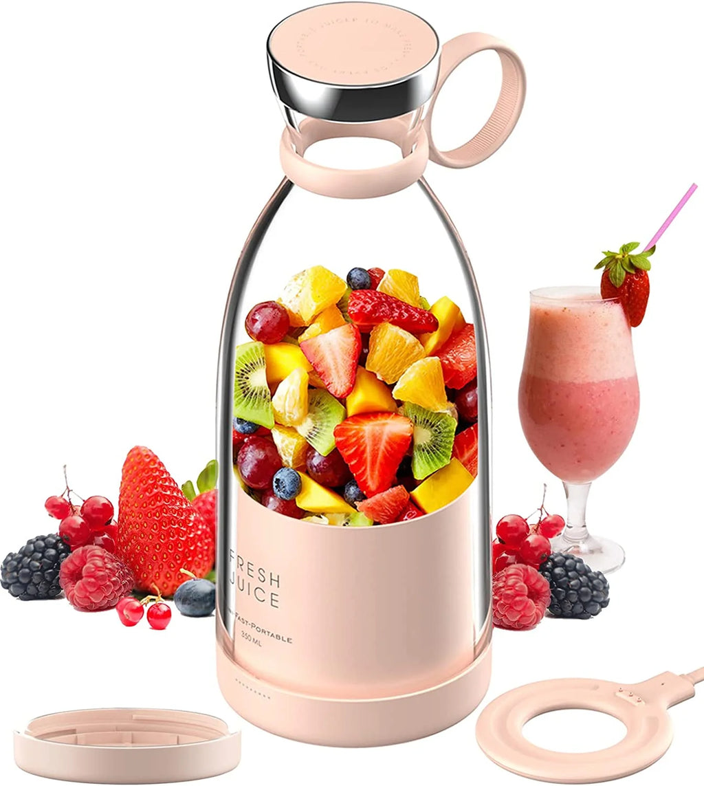 Pink Portable USB Blender H41375