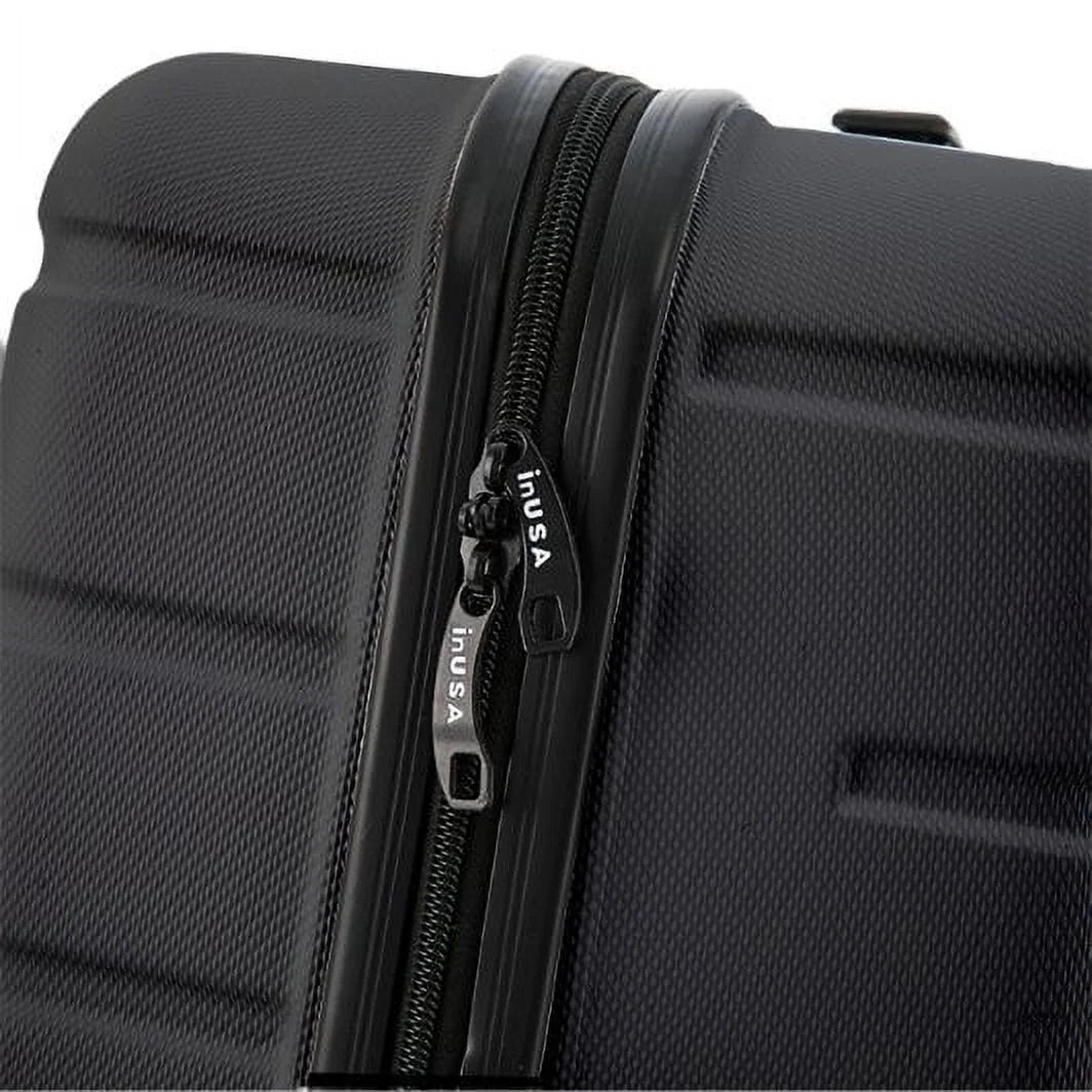 24" Hardside Lightweight Luggage with Spinner Wheels, Black M356258