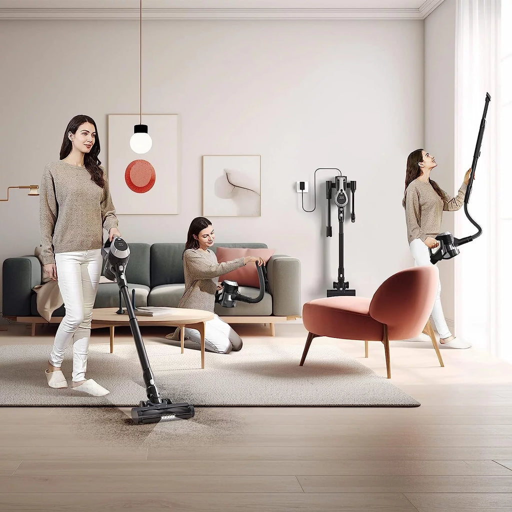 8-in-1 Stick Vacuum Cleaner with Anti-Tangle Brush O1562