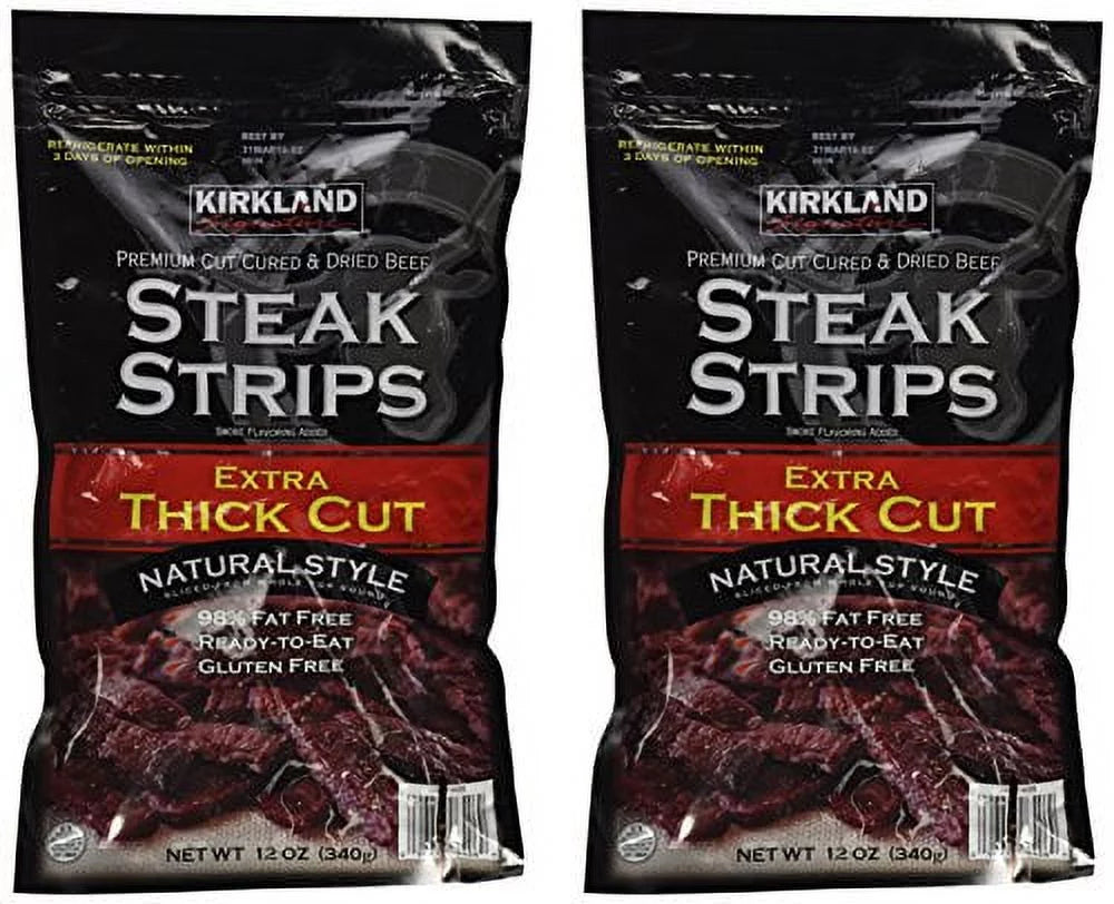 Steak Strips Jerky 12 Oz 2PAK L45086