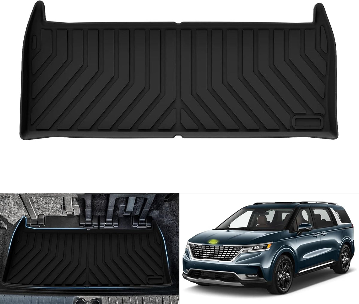 TPO Non-Slip Car Cargo Mat for 2022 Kia Carnival X972539