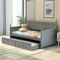 Gray Wood Daybed V57893