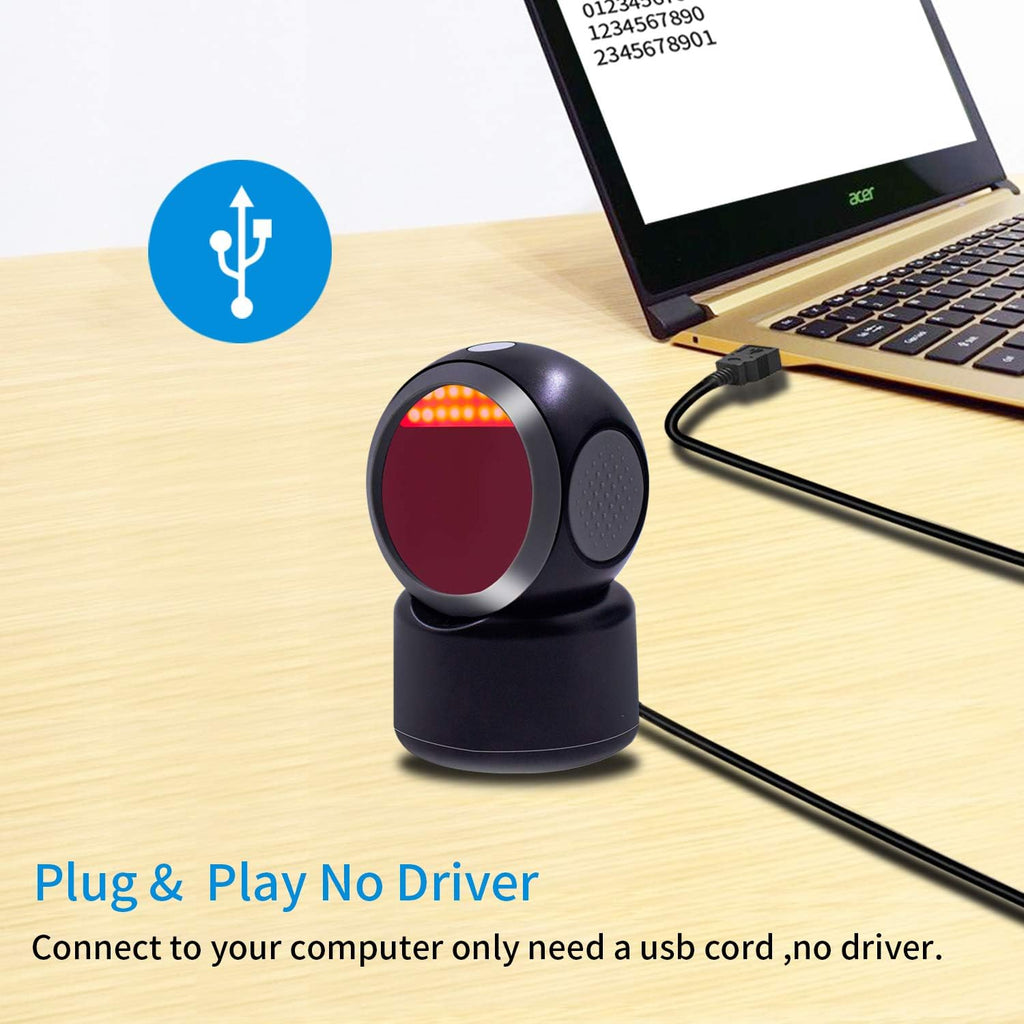2D USB Barcode Scanner, Pack of 2 G28813