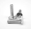 1/4x22-20 x 3 3/4x22 Coarse Thread Grade 5 Carriage Bolt Medium Carbon Steel Zinc Plated Pk 900 C3169