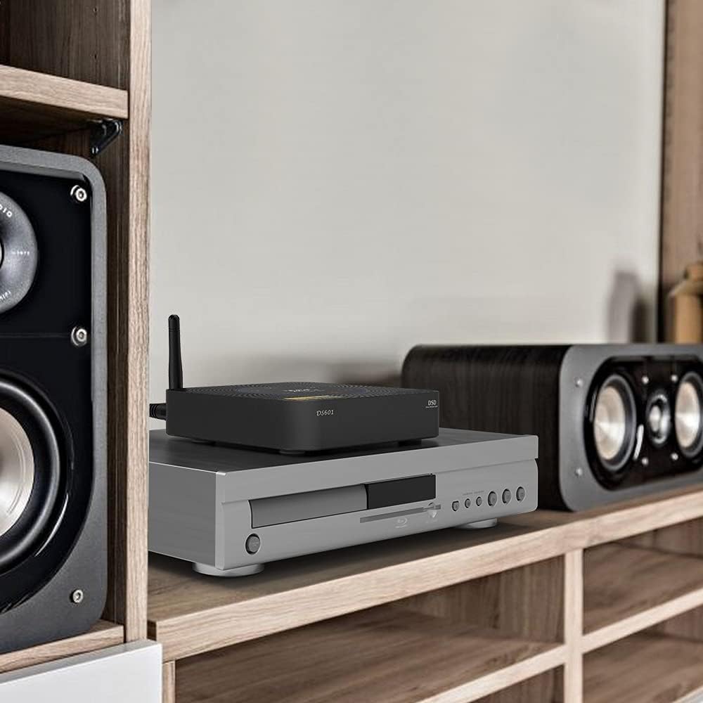 HiFi Audio DAC USB Desktop DAC ES9038Q2M XMOS XU208 Bluetooth 5.0 LDAC Preamplifier DSD512 PCM32Bit/768Khz RCA Out W356510