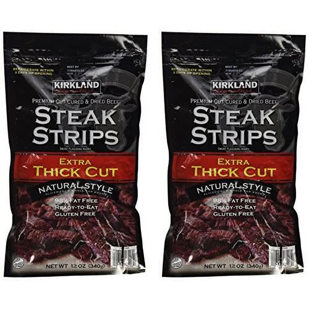 Steak Strips Jerky 12 Oz 2PAK L45086