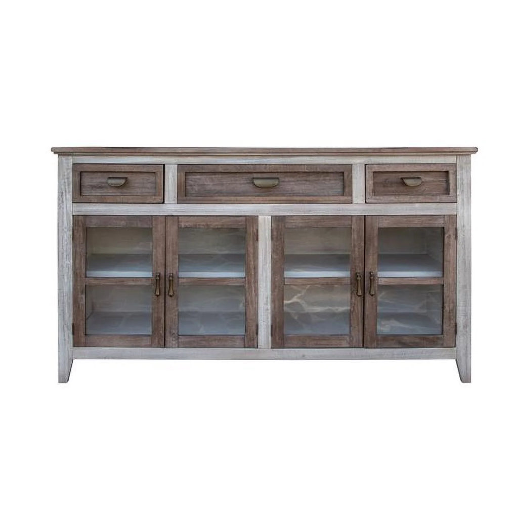 Brown Wood Credenza A4669