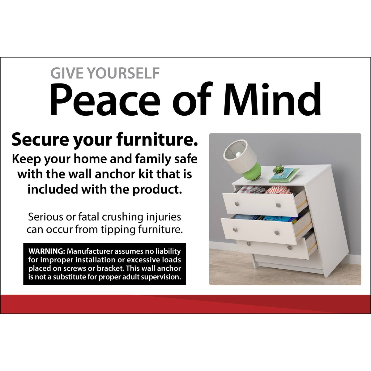 White 4 Drawer Base Cabinet I814148