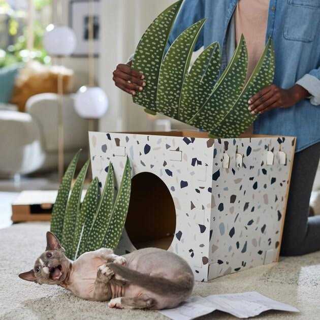 Cardboard Cat House Z385