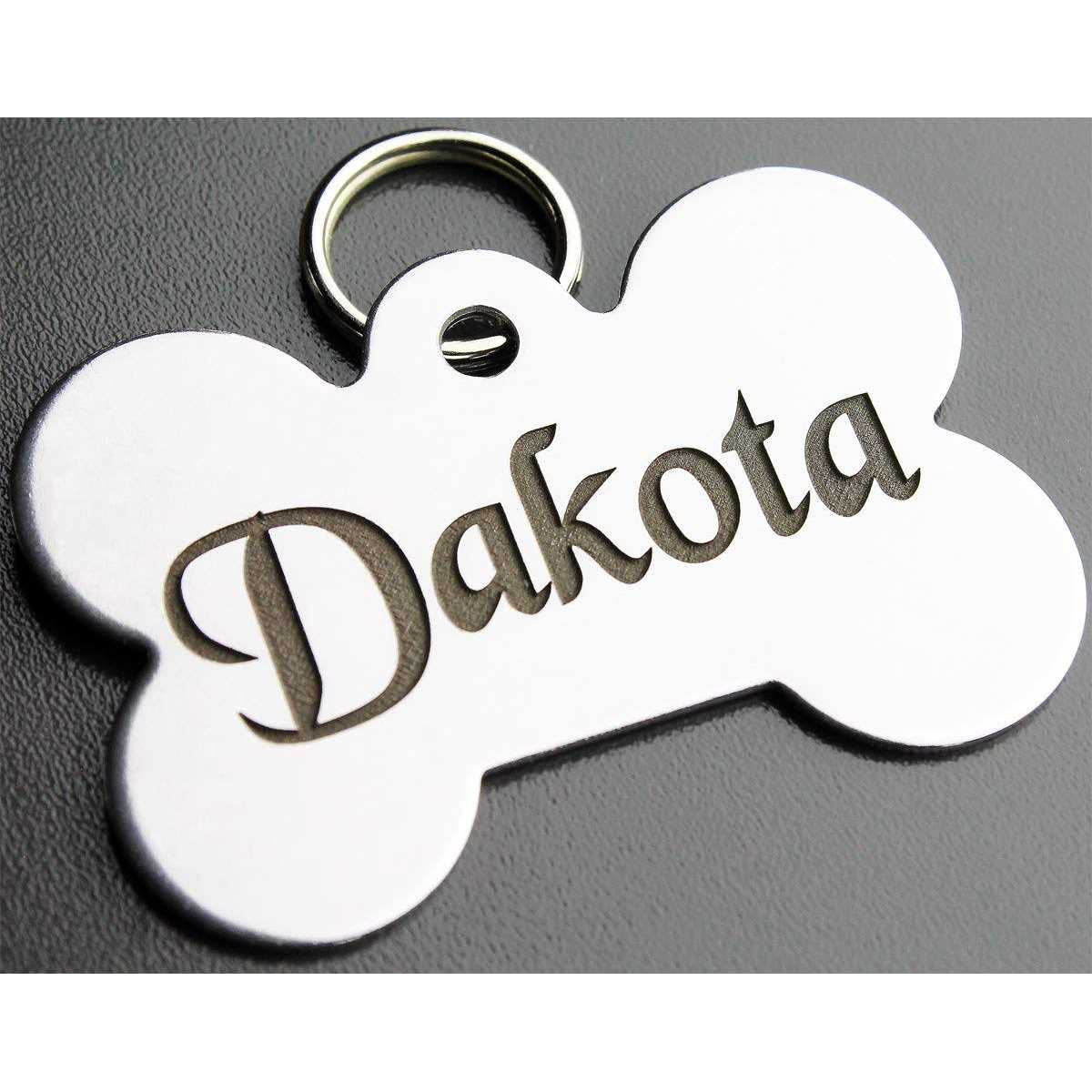 Stainless Steel Custom Engraved Pet ID Tags A47320