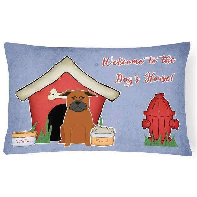 Canvas Fabric Decorative Pillow G3589