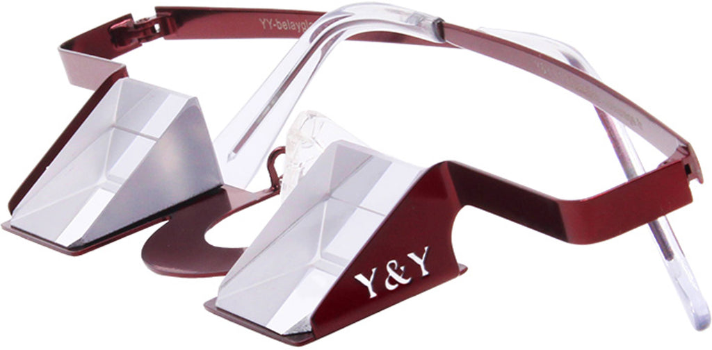 Bordeaux Red Vertical Belay Glasses K3729