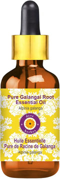 Pure Galangal Root Essential Oil with Glass Dropper Steam Distilled 50ml J653076