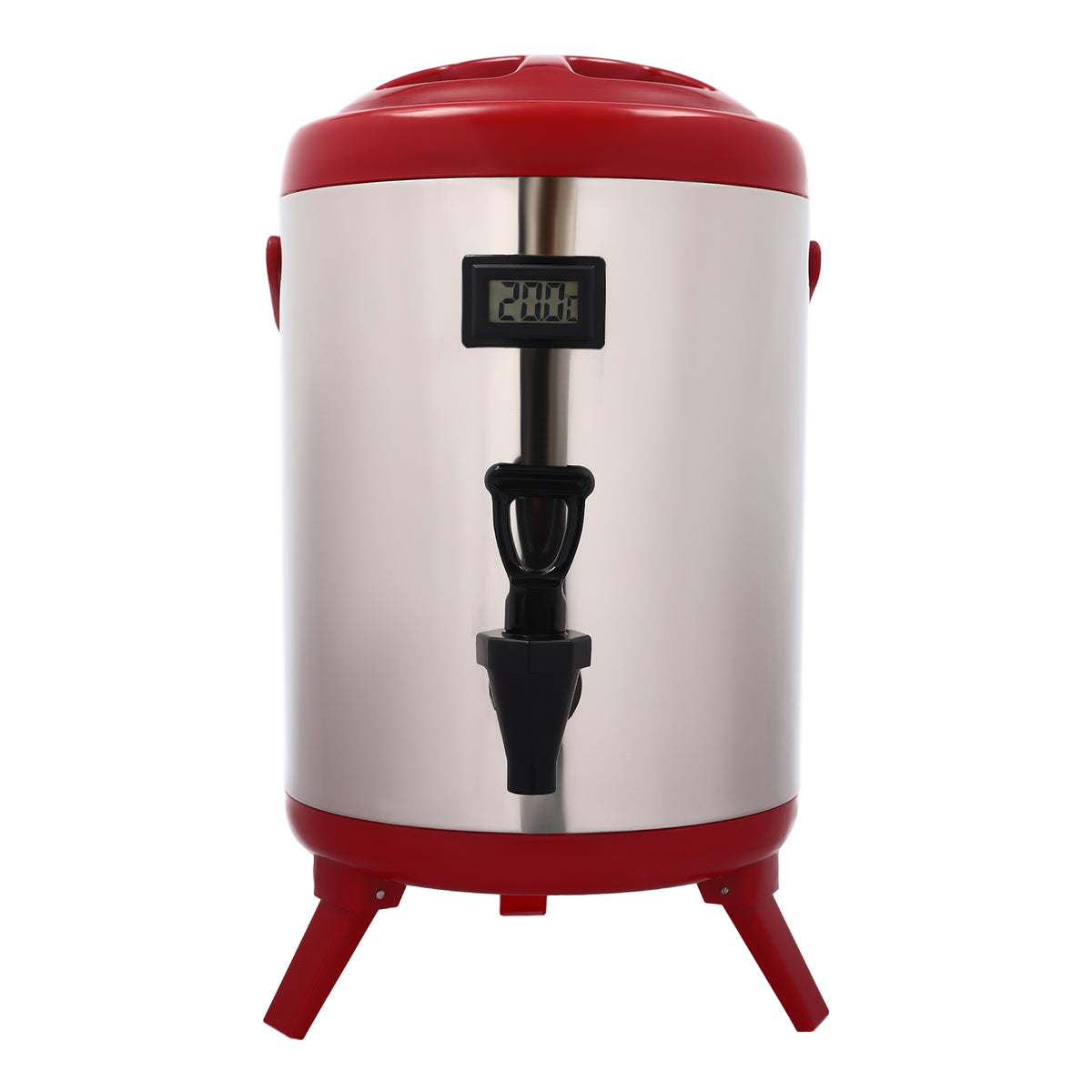 8L Stainless Steel Hot Beverage Dispenser with Thermometer O925784