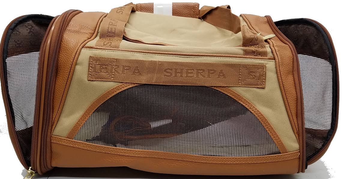 Sherpa Pet Carrier Medium Tan with Sand Trim E14281