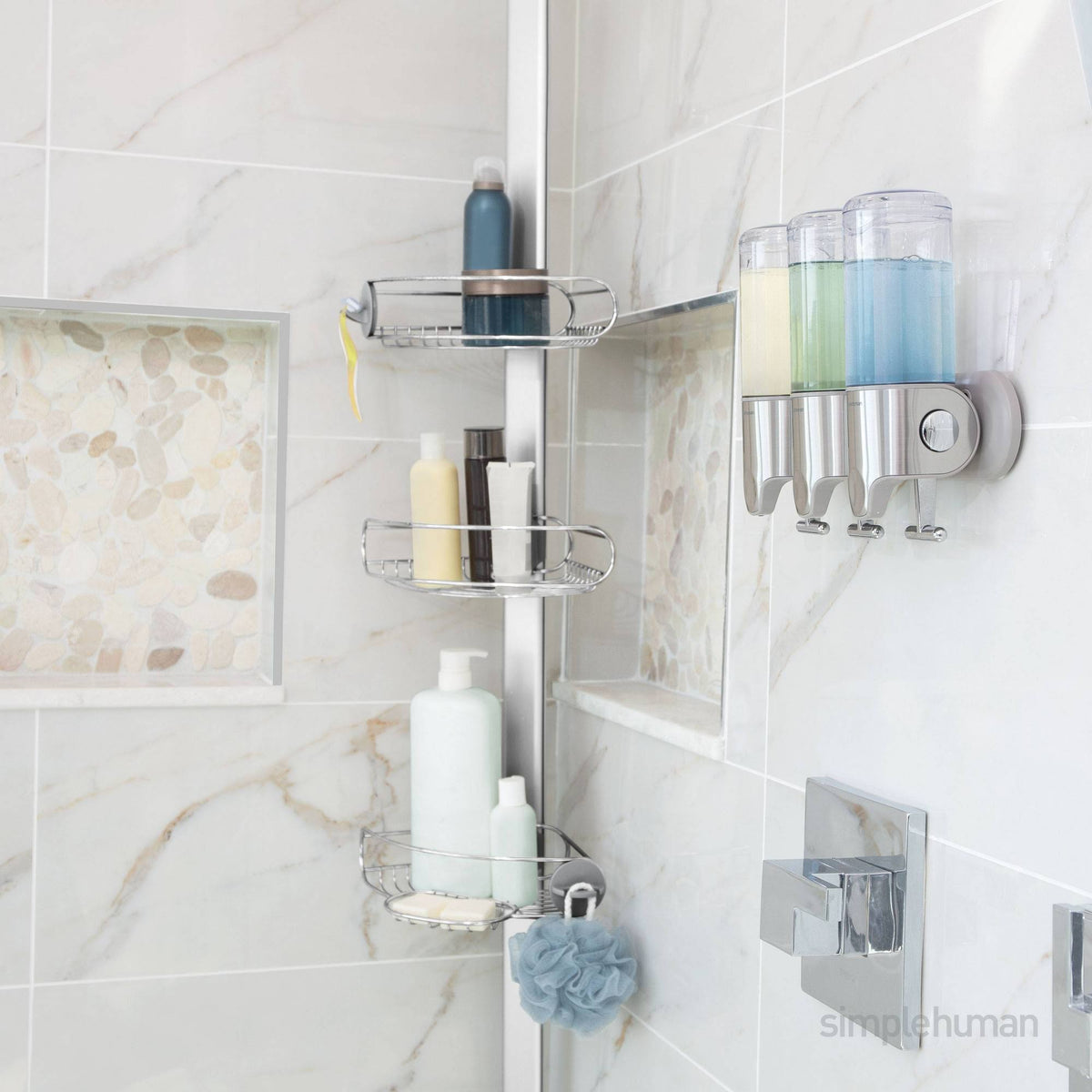 Stainless Steel Tension Shower Caddy W66737