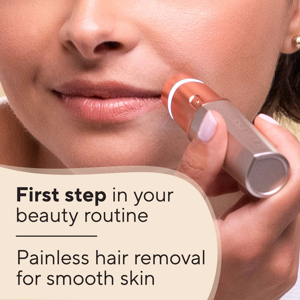 Electric Facial Hair Remover with LED Light X3580