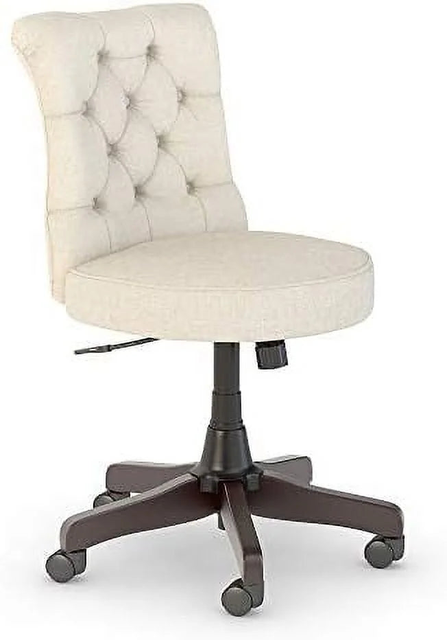 Light Gray Fabric Mid Back Tufted Office Chair C94127