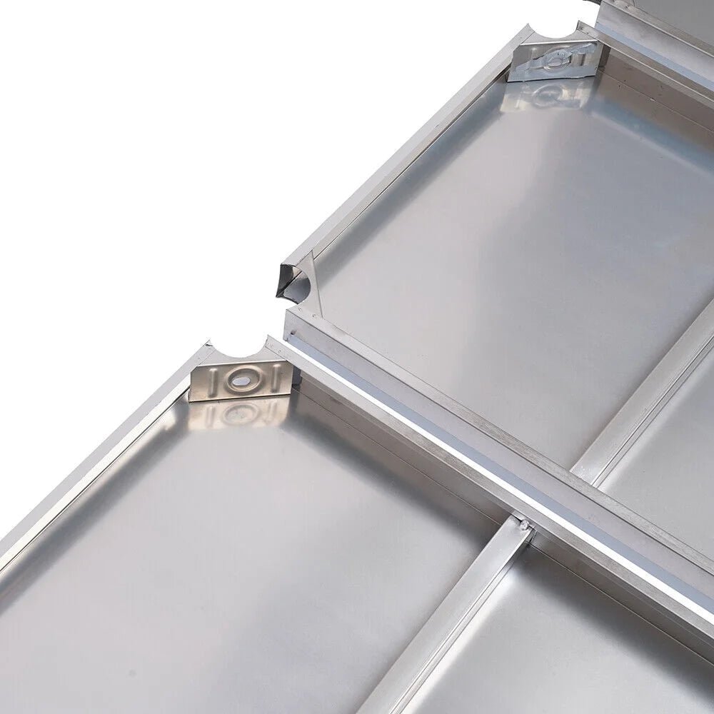 3 Layer Stainless Steel Shelves Unit Kitchen Storage Organizer V33413