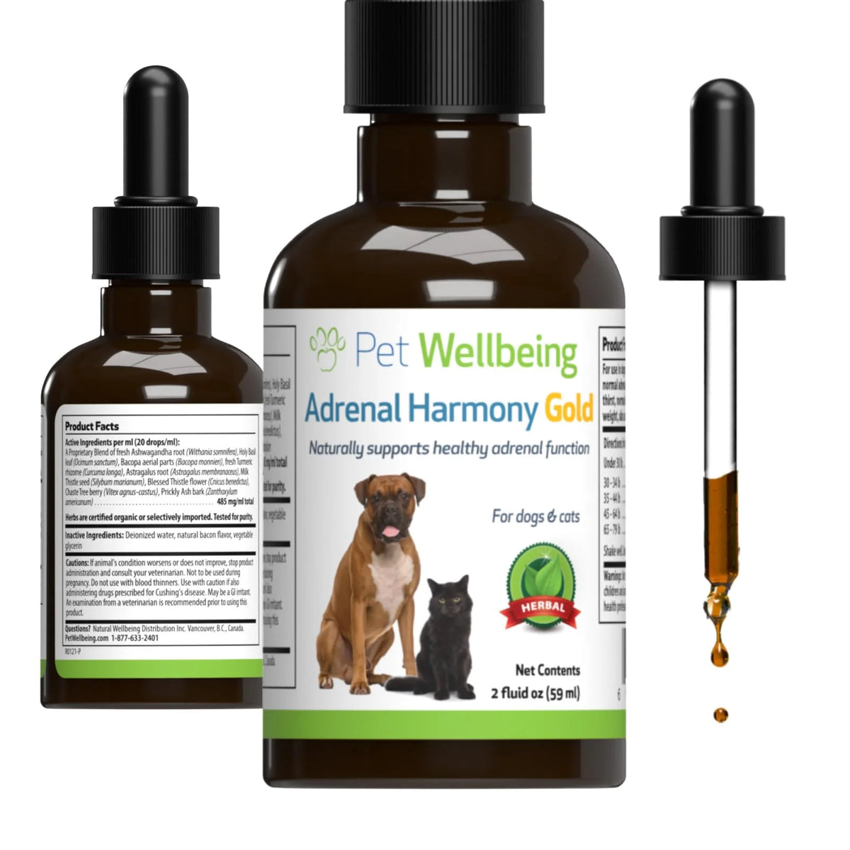 Herbal Supplement for Dog Adrenal Health G377