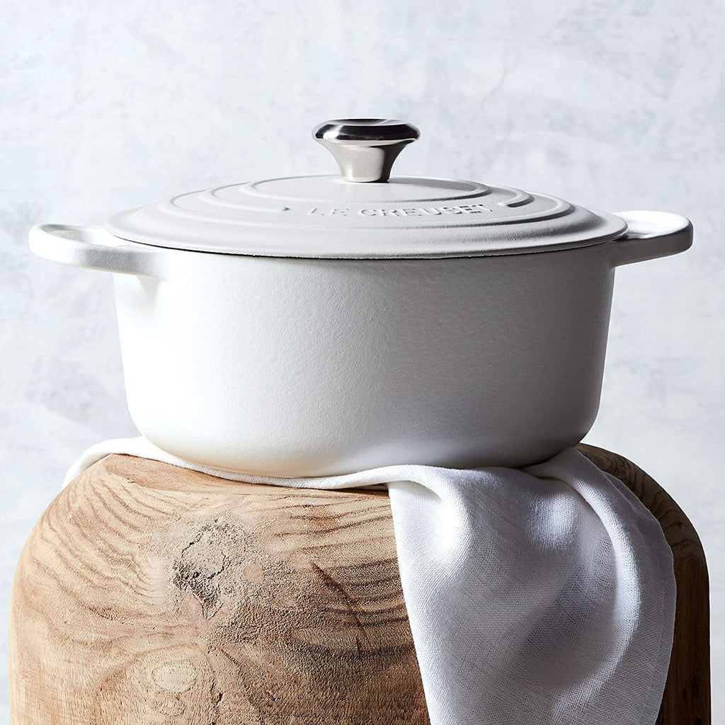 White 9 Piece Cast Iron Cookware Set T366544