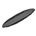 Gun Metal Finish Canoe Boat Platter W1587