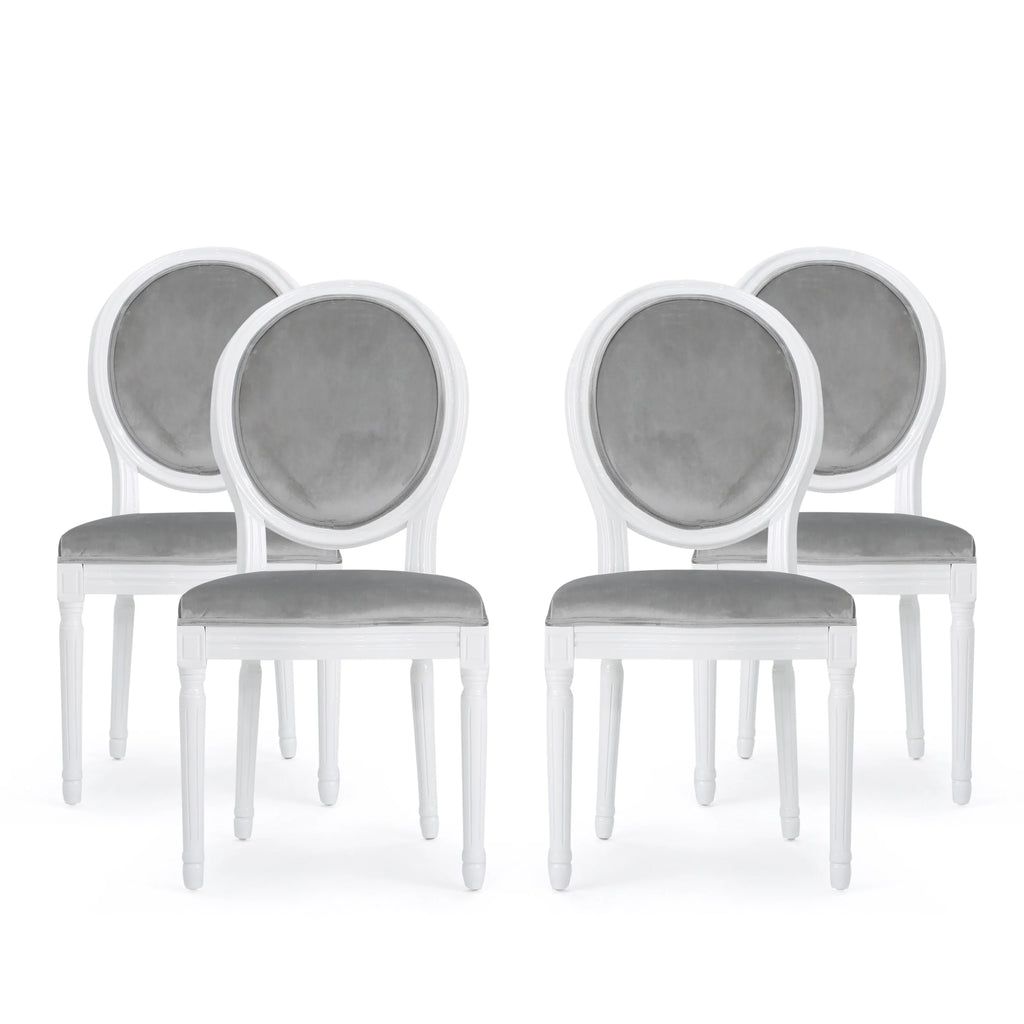 Velvet Dining Chairs Set of 4 J528862