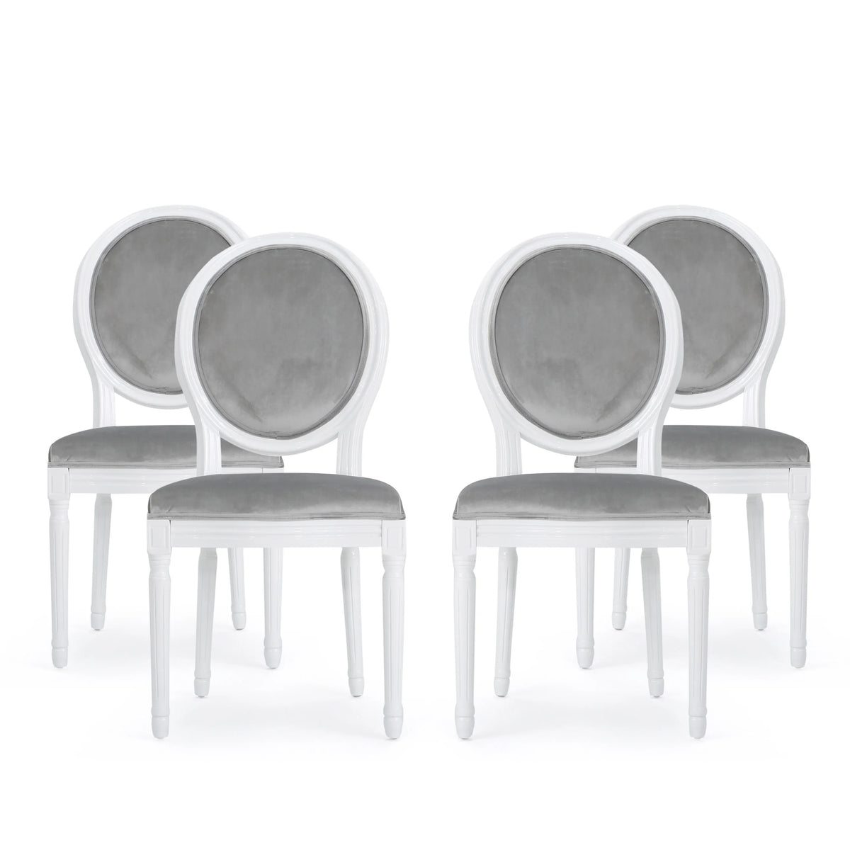 Velvet Dining Chairs Set of 4 J528862